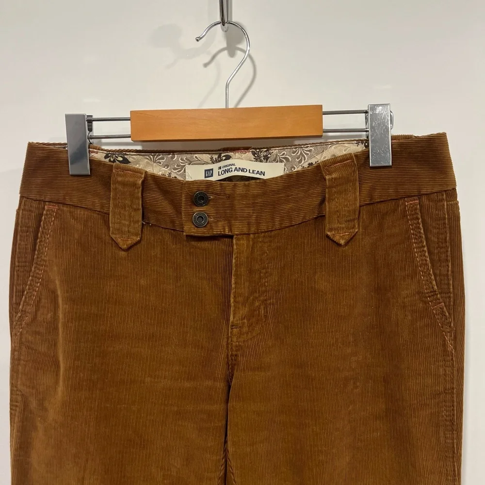 GAP Rust Coloured Corduroy Pants - Picture 3 of 10